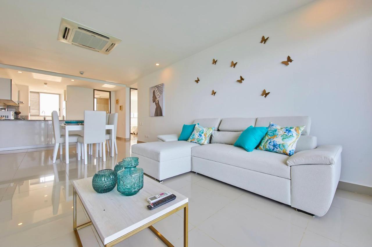 Beachfront Paradise With Outstanding Sunset Views Cartagena Exteriör bild